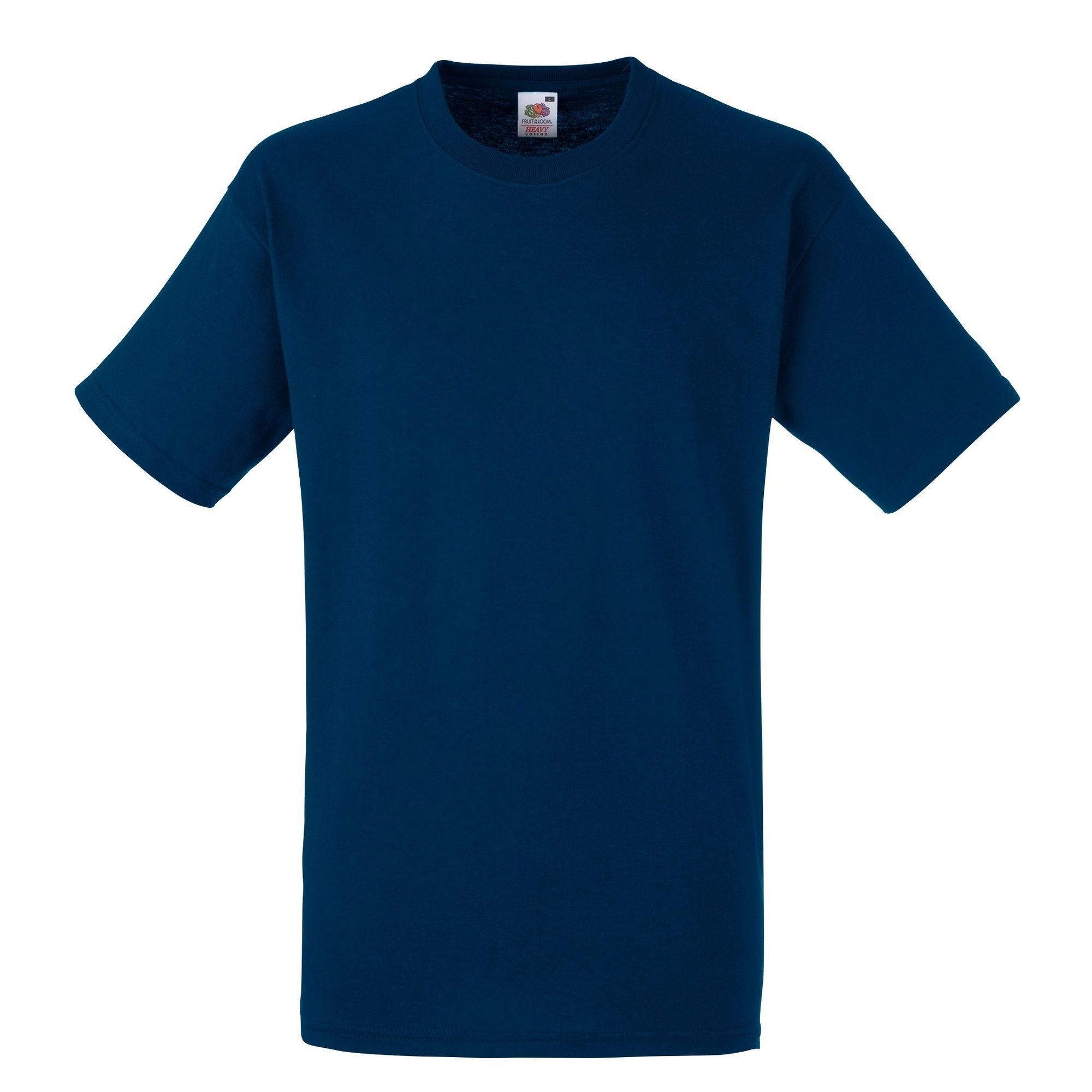 Fruit Of The Loom Fruit of the Loom Men's Heavy Weight Belcoro Cotton Short Sleeve T-Shirt in Navy - 4