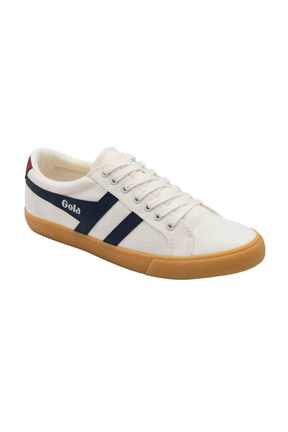 Gola Classics Gola Classics Men's Varsity Canvas Lace-Up Trainers in Off-White