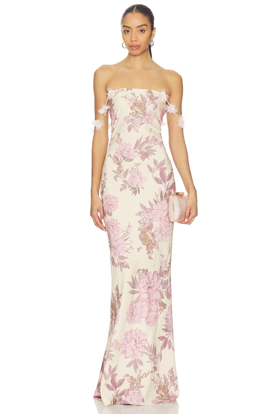 revolve Magnolia Rosie Off The Shoulder Column Gown