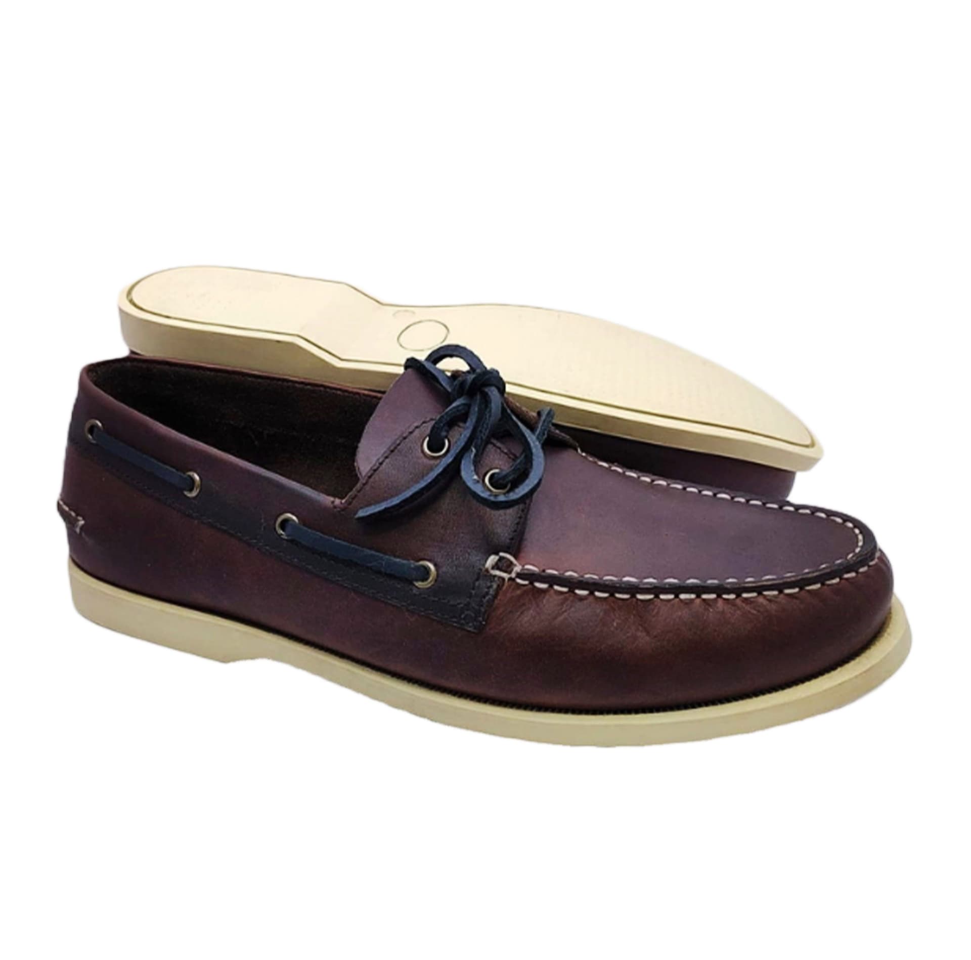 LB COMFORT LB Comfort Men's Amos Leather Shoes in Brown