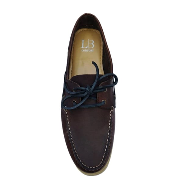 LB COMFORT LB COMFORT Men's Amos Leather Shoes in Brown - 3
