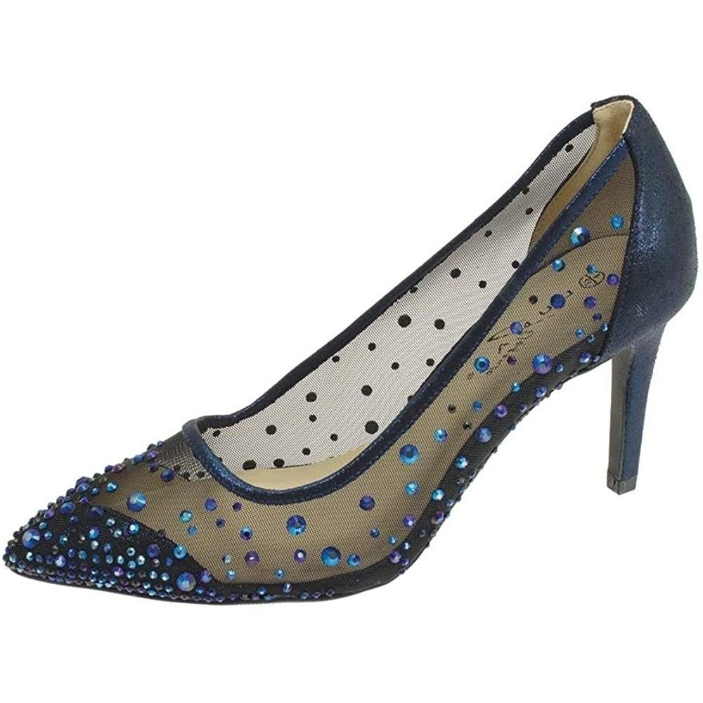 Lunar Lunar Women's Argo Mesh Court Shoes in Navy - 2