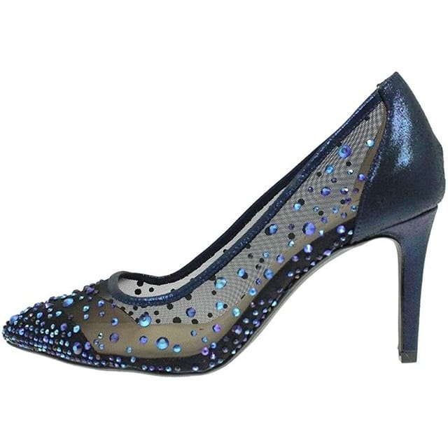 Lunar Lunar Women's Argo Mesh Court Shoes in Navy - 3
