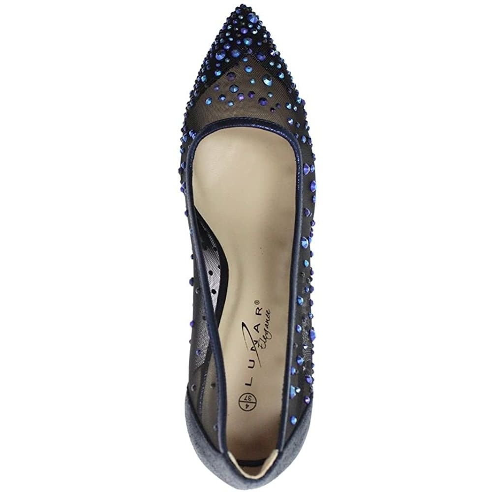 Lunar Lunar Women's Argo Mesh Court Shoes in Navy - 4