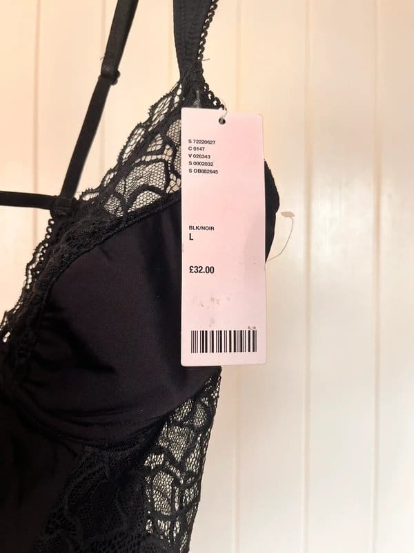 Urban Outfitters Black Lace Bodysuit