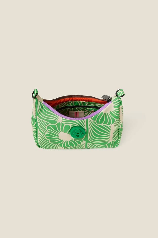 Orla Kiely Orla Kiely Women's Venn Mini Shoulder Bag - Moonflower Spring Green - 3