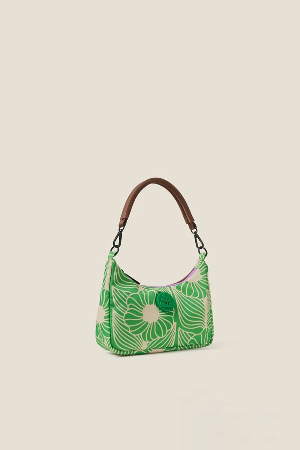 Orla Kiely Orla Kiely Women's Venn Mini Shoulder Bag - Moonflower Spring Green - 4