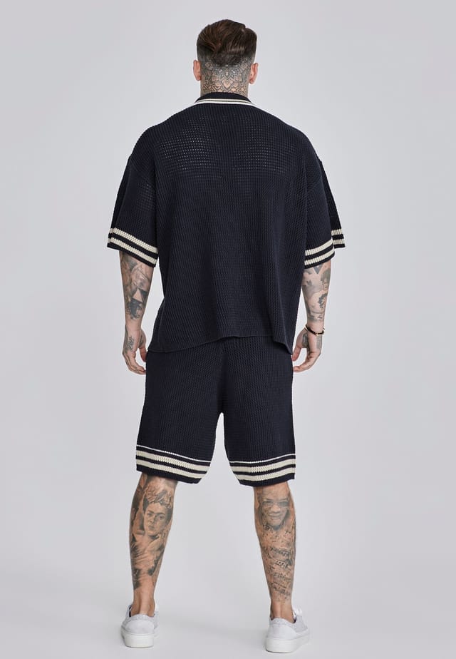 SikSilk SikSilk Men's Knitted Shirt in Black - 3