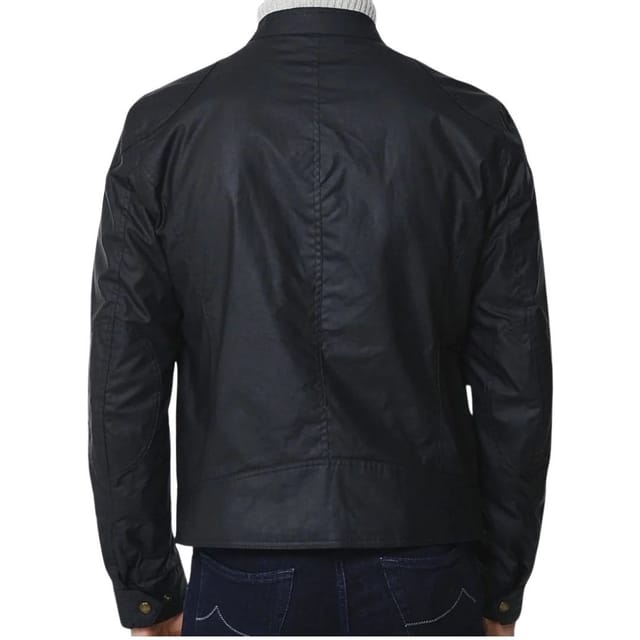 Belstaff Belstaff Men's Kelland Waxed Cotton Black Jacket - 2