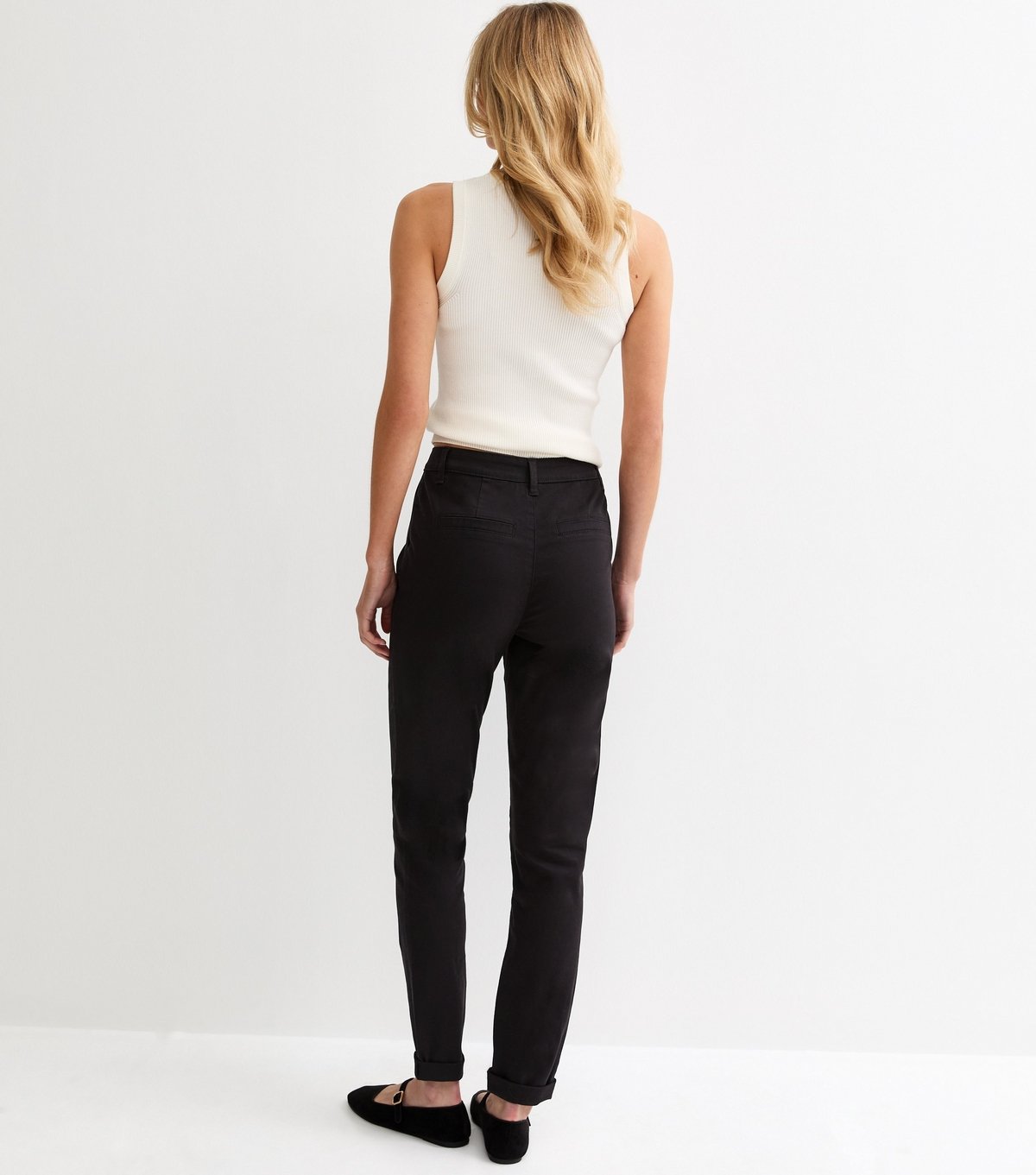 New Look Women's Tall Black Slim Leg Chino Trousers New Look - 4