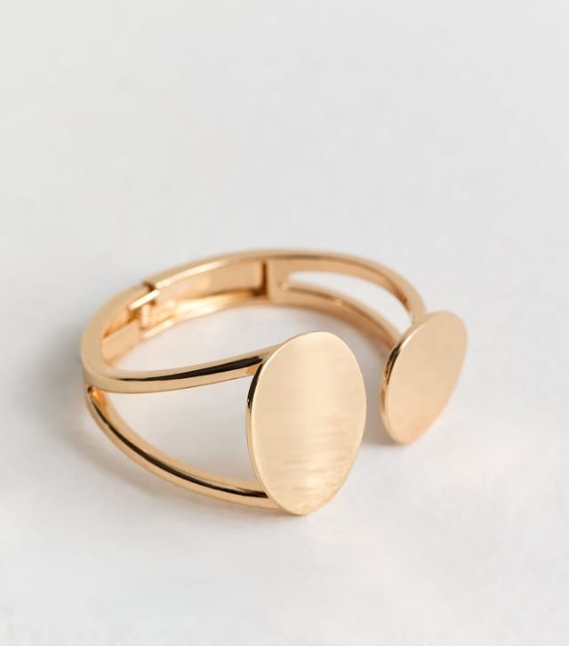 New Look Gold Tone Oval Wrap Around Ring New Look - 3