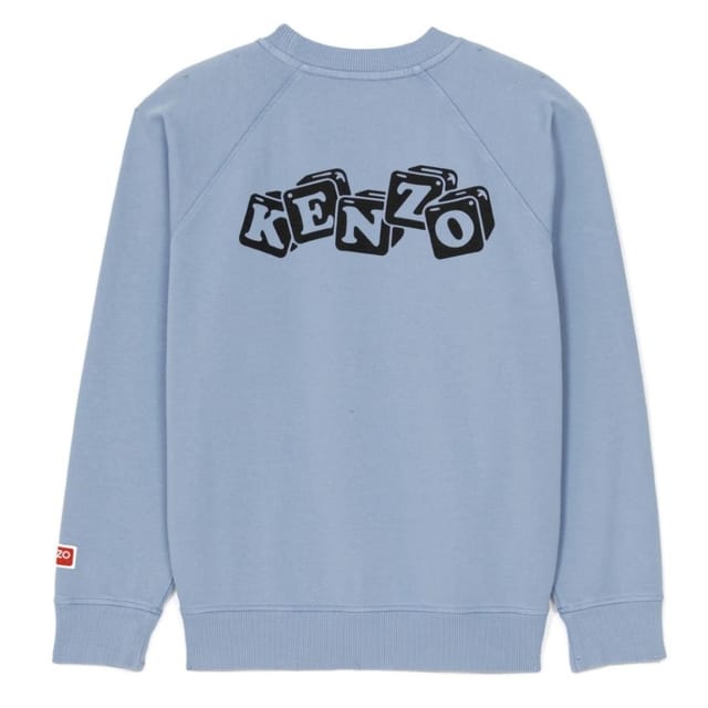Kenzo Kenzo Men's Boke Boy Flower Graphic Light Blue Sweatshirt - 2