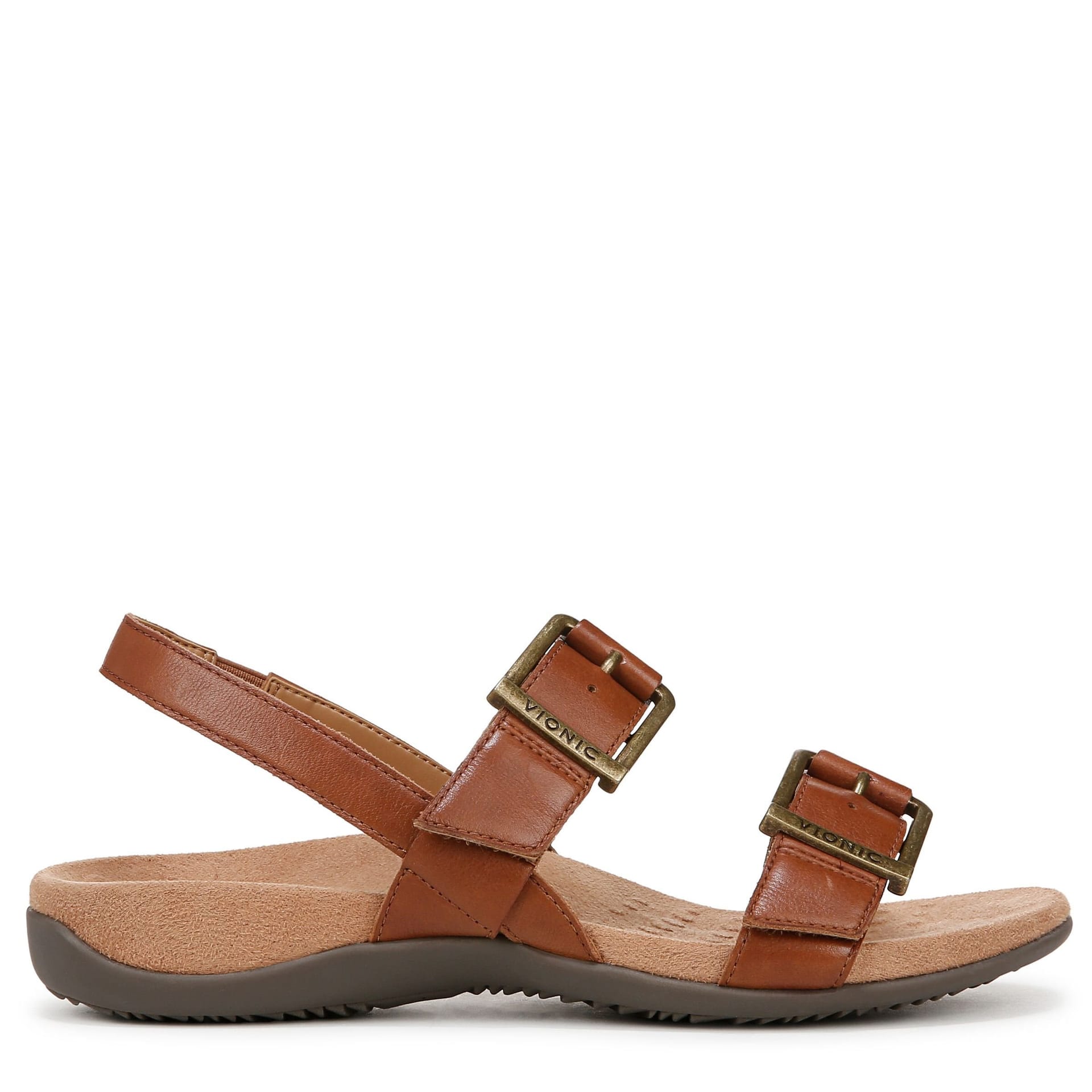 Vionic Vionic Women's Reese Slingback Sandals in Brown - 4