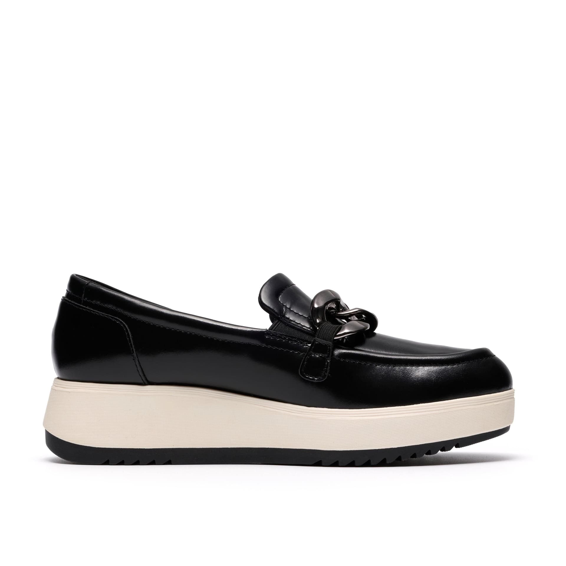 Clarks Clarks Women's Zylah May Black Loafers, Slip Ons