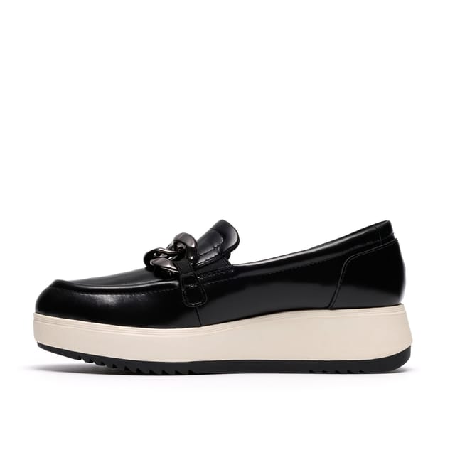 Clarks Clarks Women's Zylah May Black Loafers, Slip Ons - 2