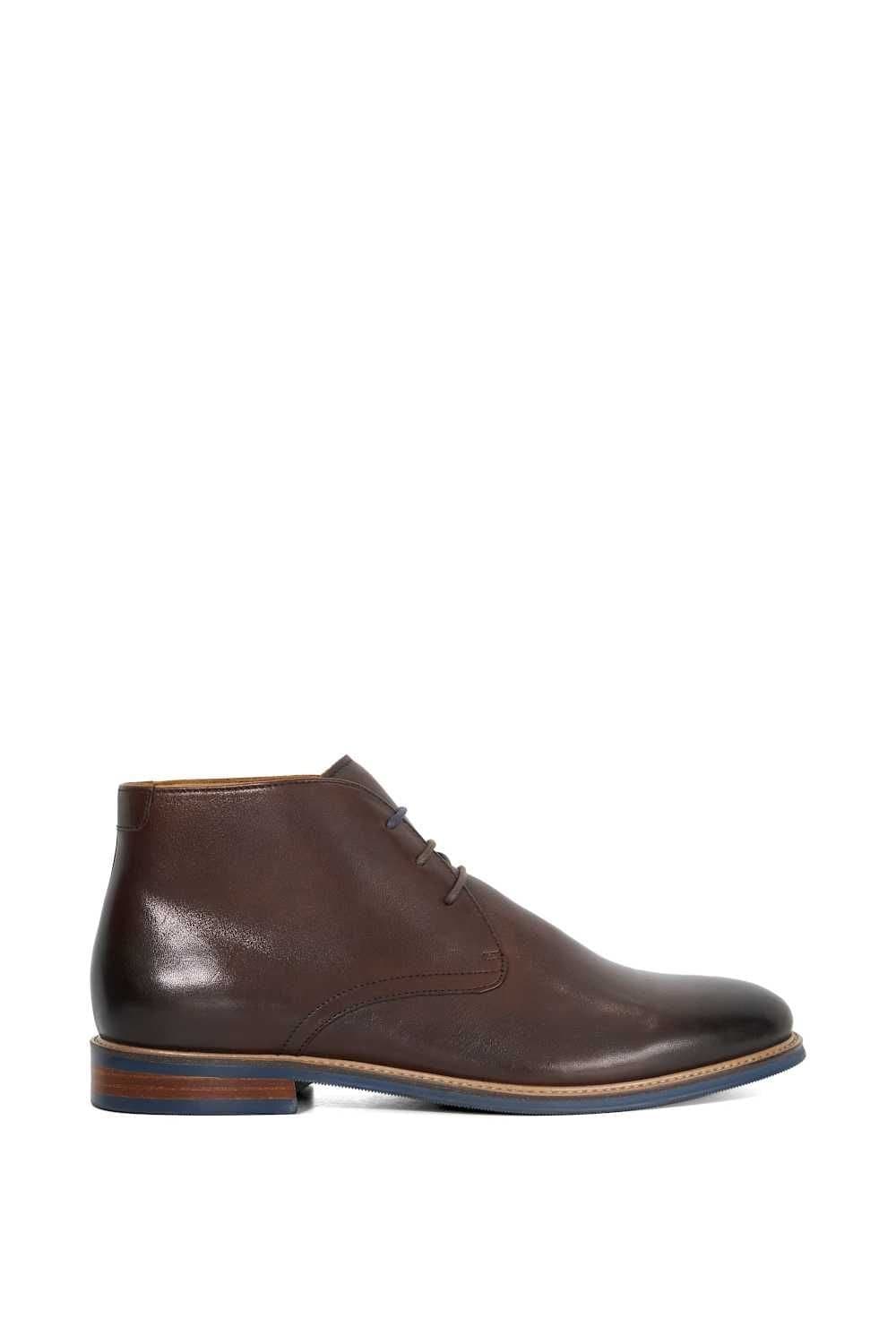 Dune London Dune London Men's 'Millers' Leather Chukka Boots in Purple
