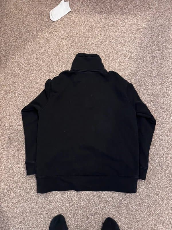 Zara Zara Quarter Zip Jumper - Black - L