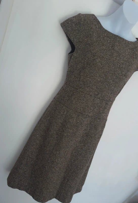 Hobbs Hobbs London vintage wool blend tweed shift dress UK size 10