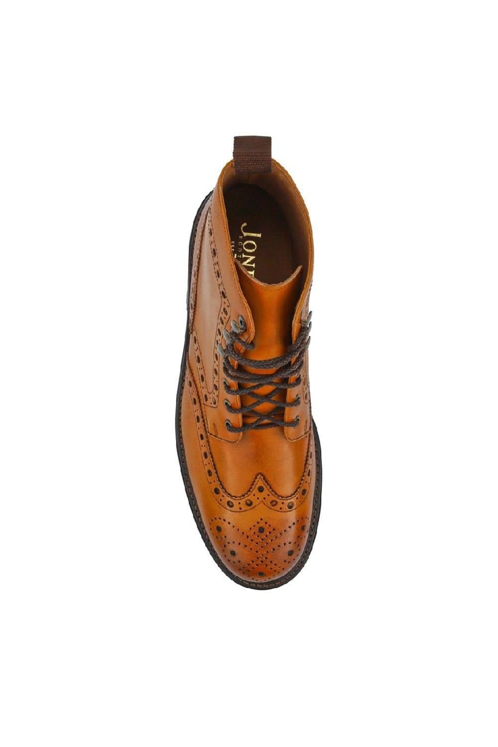 Jones Bootmaker Jones Bootmaker Men's Baker Street Goodyear Welt Ankle Boots in Tan - 4