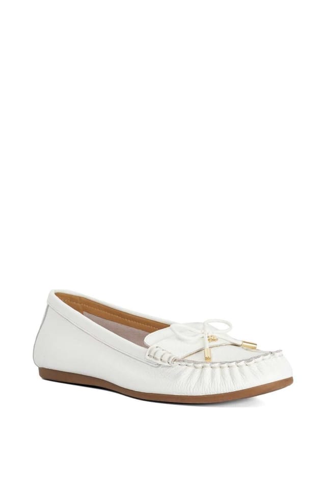 Dune London Dune London Women's 'Grier' Leather Loafers in White - 2