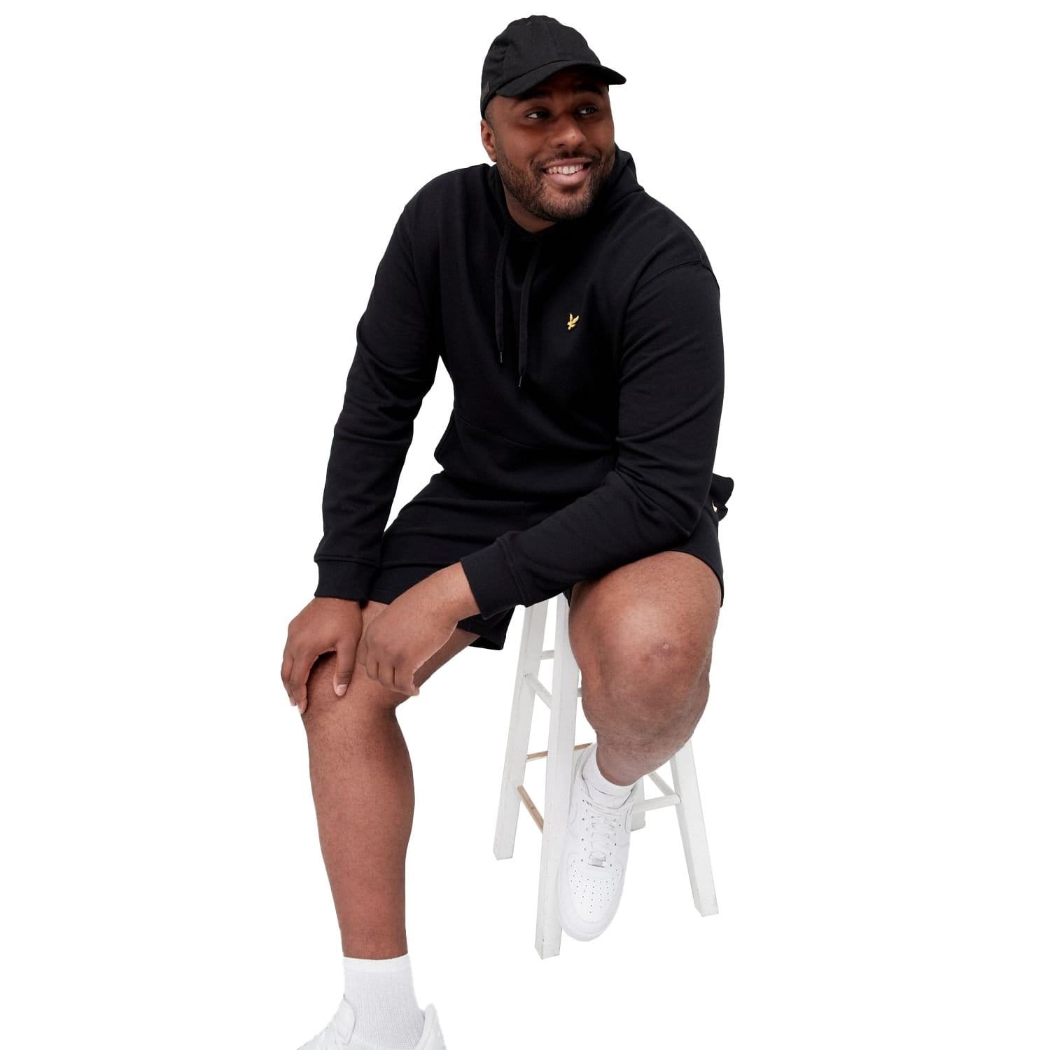 Lyle & Scott Lyle & Scott Men's Plus Pullover Hoodie in Black - 4