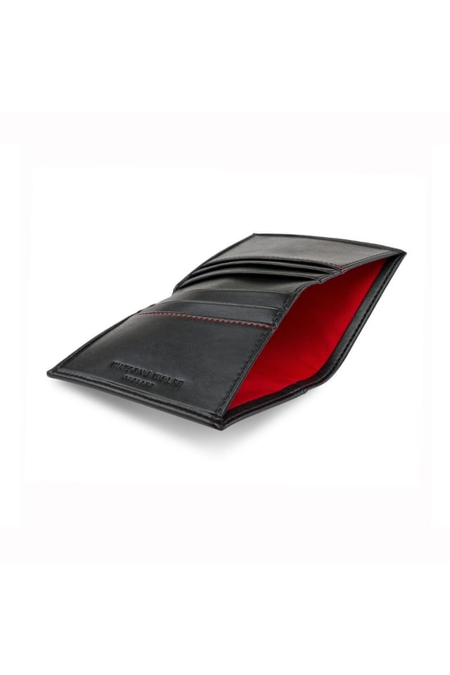 Watson & Wolfe Watson & Wolfe Men's Compact Card Wallet in Black - 3