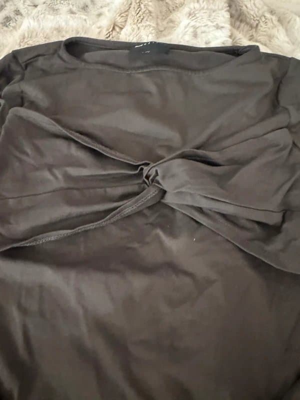 ASOS ASOS Charcoal Long Sleeve Top