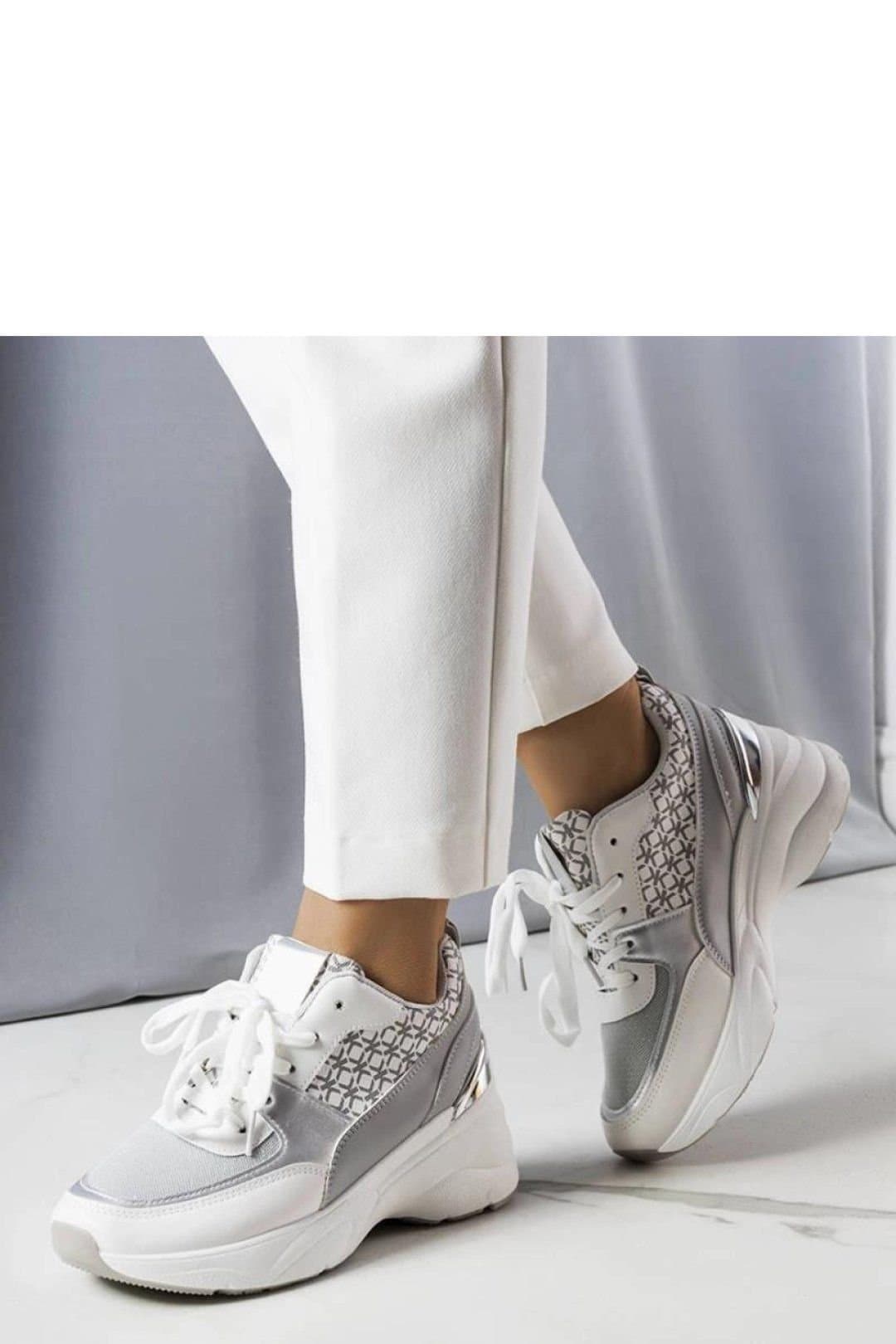 Love Lace Love Lace Grey Monogram Sneakers