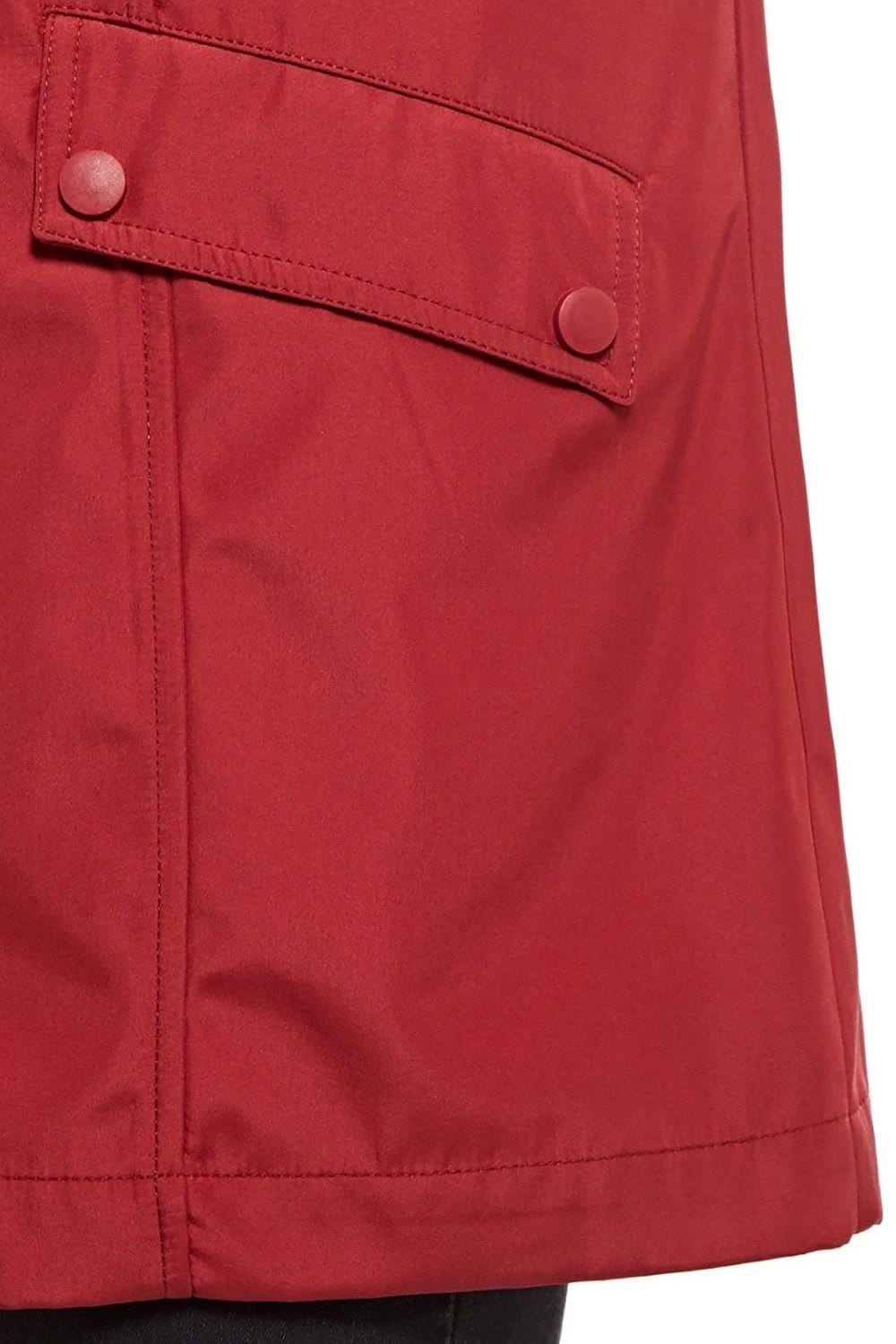 Penny Plain Penny Plain Women's Raincoat in Red - 4