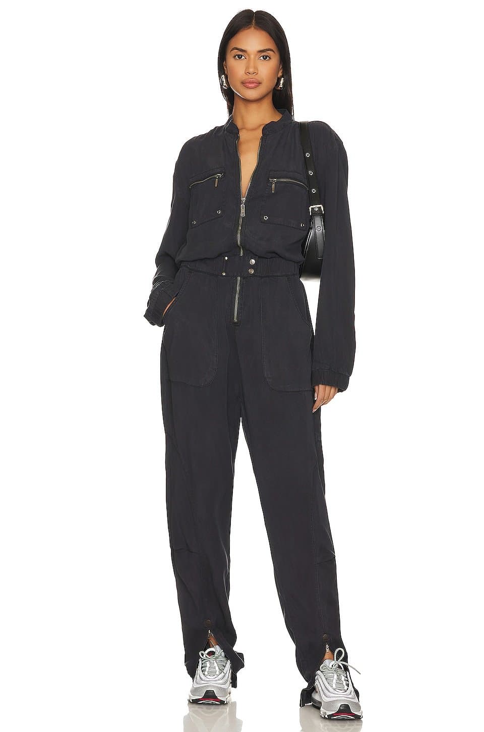 revolve Dark Romance Zipped Up Jumpsuit