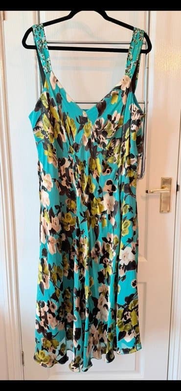 Monsoon Vintage Appliqué Floral Dress
