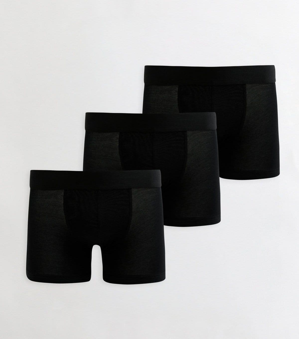 New Look Men's Pack Of 3 Black Boxers New Look