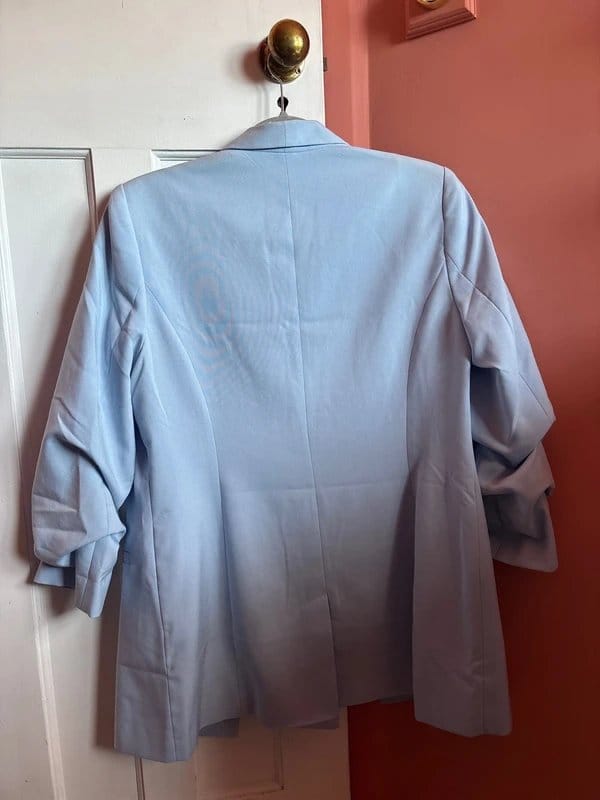 ASOS Design Powder Blue Oversized Blazer – ASOS Design, Size 12 - 1