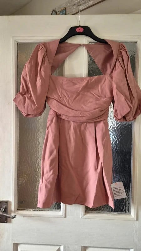 ASOS ASOS dusky pink mini dress size 10 - 1
