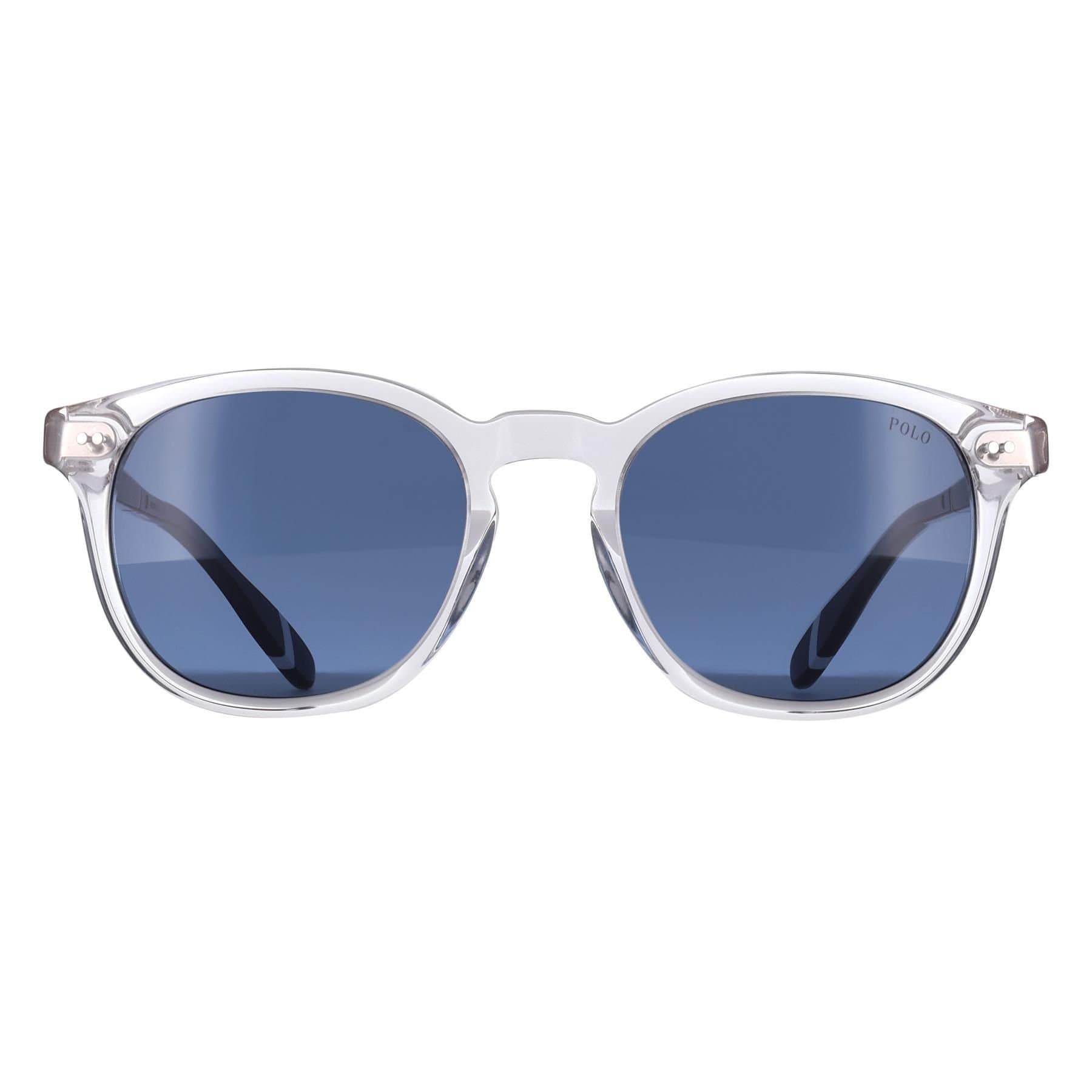 Polo Ralph Lauren Polo Ralph Lauren Men's Square Shiny Crystal Dark Blue PH4206 in Clear