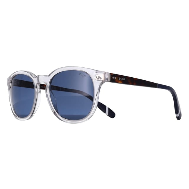 Polo Ralph Lauren Polo Ralph Lauren Men's Square Shiny Crystal Dark Blue PH4206 in Clear - 2
