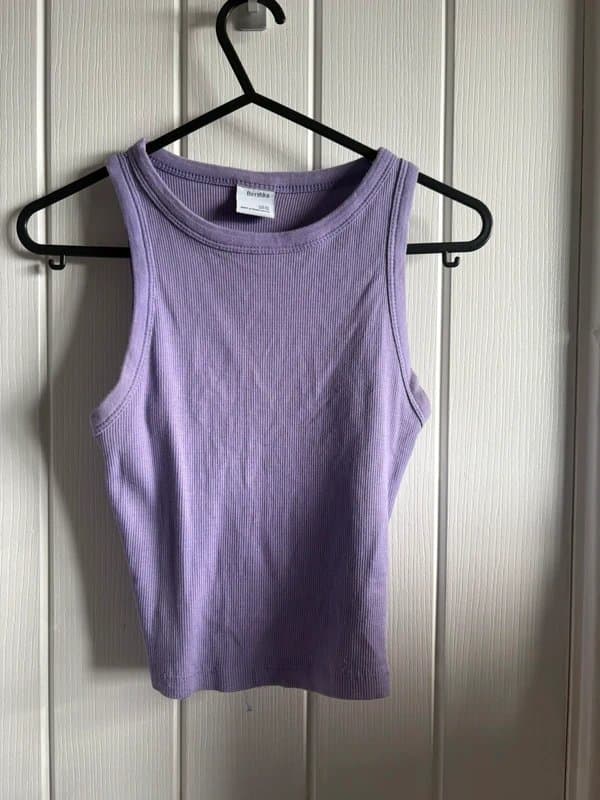 Bershka Purple vest top