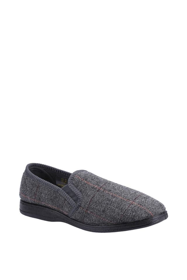 Fleet & Foster Fleet & Foster Men's Mitchell Slipper in Grey - 2