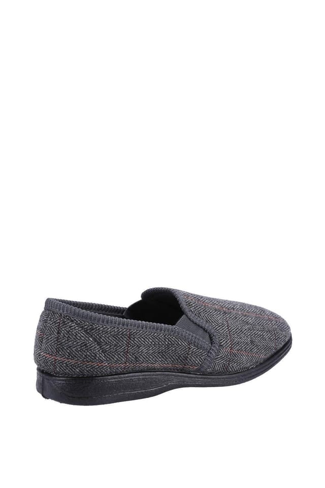Fleet & Foster Fleet & Foster Men's Mitchell Slipper in Grey - 3