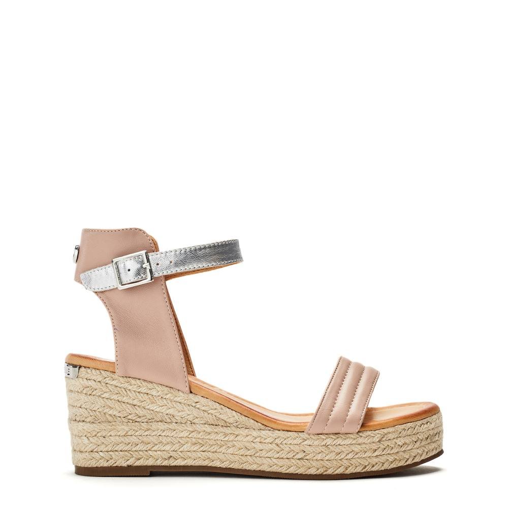 Moda In Pelle Moda In Pelle Women's 'Kolanthia' Leather Wedges in Off-White - 4