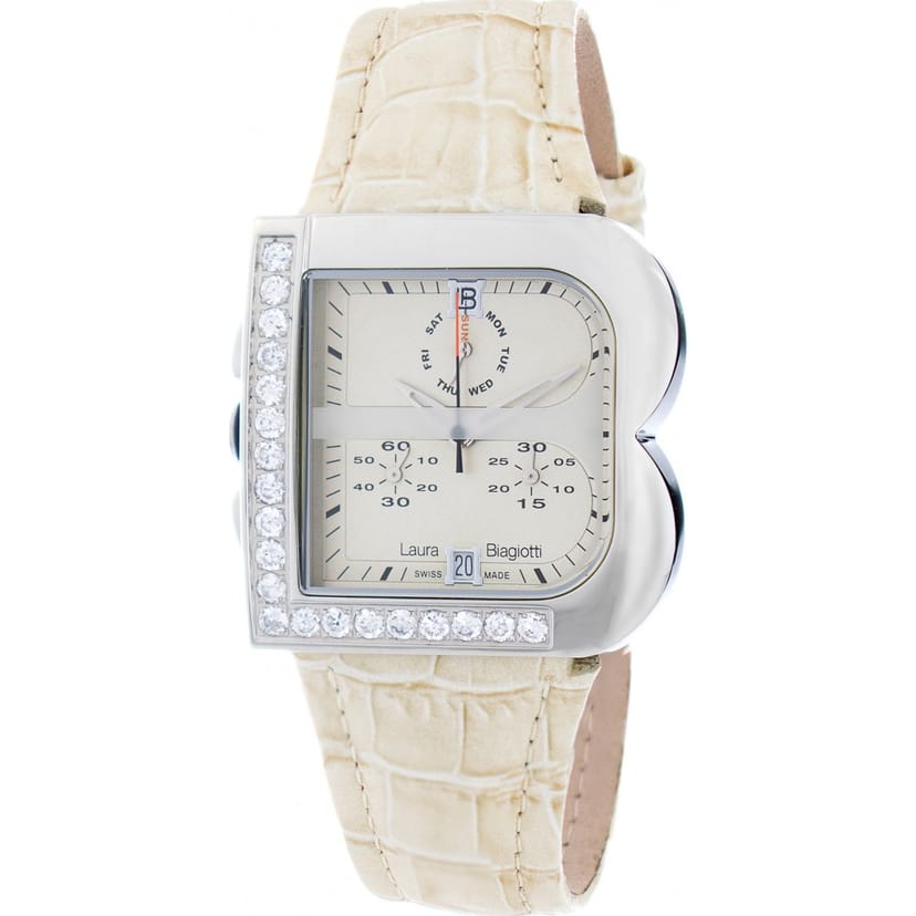 Laura Biagiotti Laura Biagiotti Women's LB0002L-CD 33mm Quartz Watch in Beige - 1