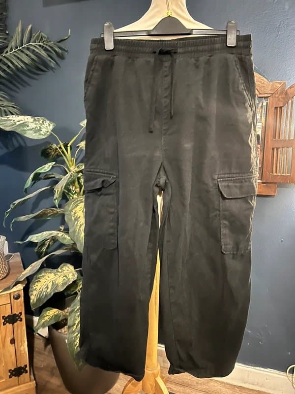 ASOS Black cargo trousers
