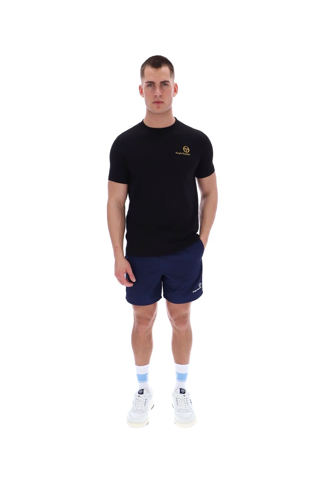 Sergio Tacchini Sergio Tacchini Men's Felton T-Shirt Black/Gold in Black - 4