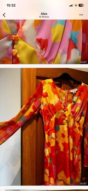 Never Fully Dressed Never Fully Dresses Uk 12 Rainbow coloured dress