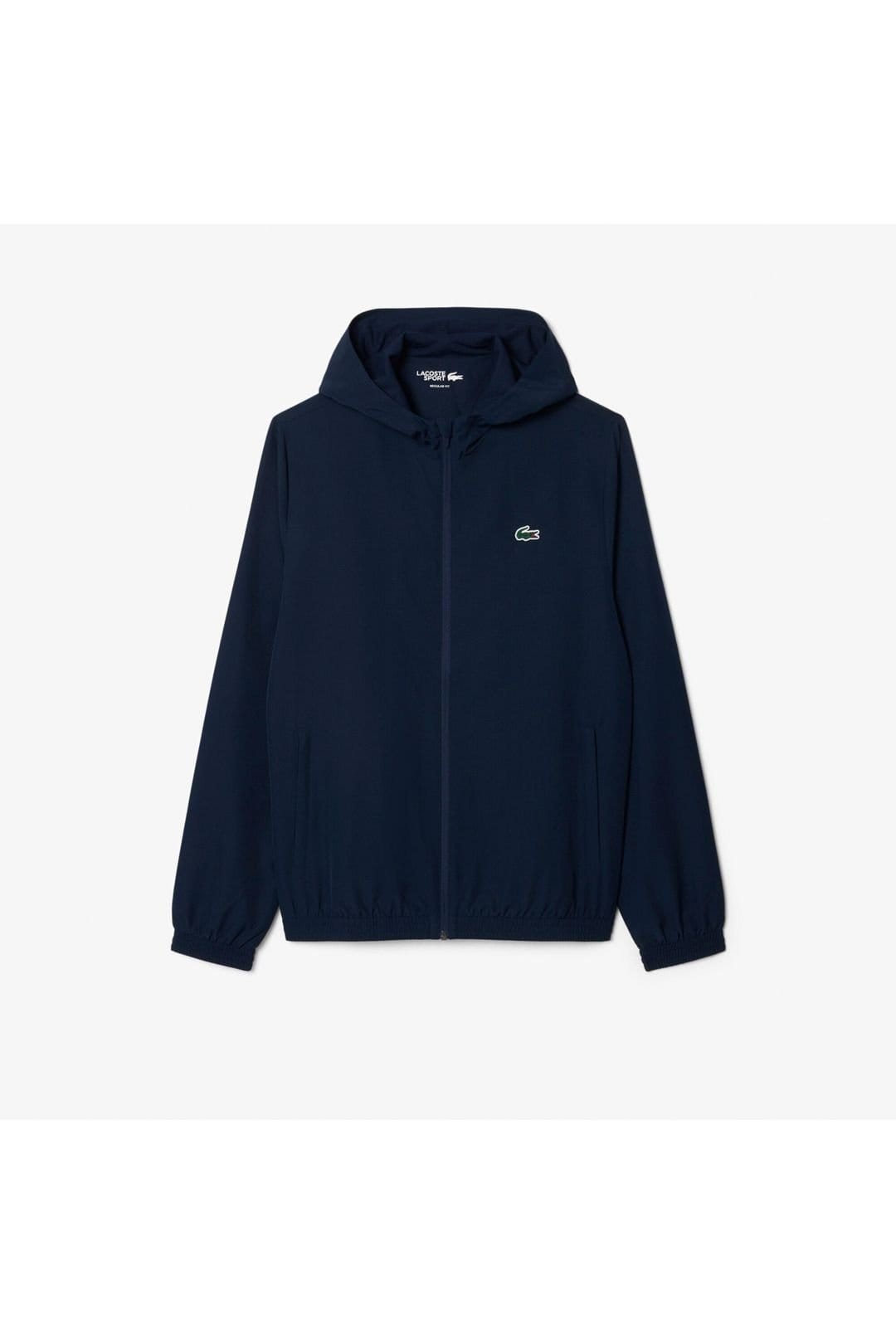 Lacoste Men's Zip Up Lightweight Jacket Navy Blue
