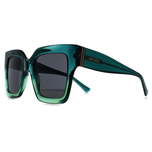Jimmy Choo Jimmy Choo Women's Square Blue Green Grey EDNA/S - 2