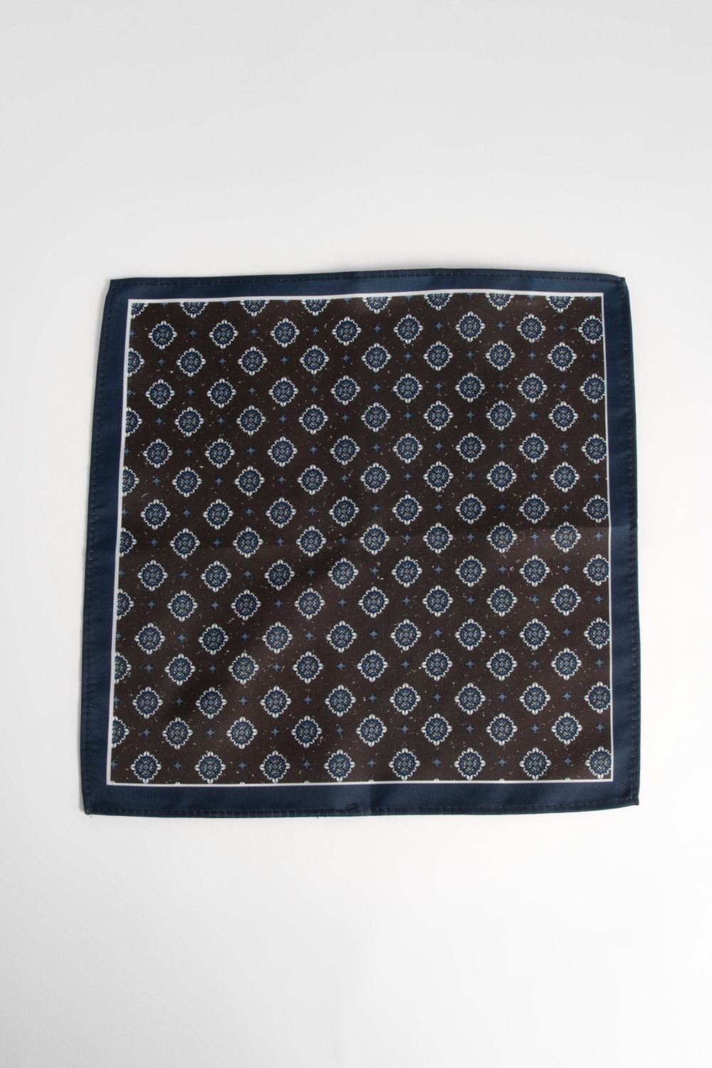 Burton Burton Men's Burgundy Foulard Print Pocket Square - 4