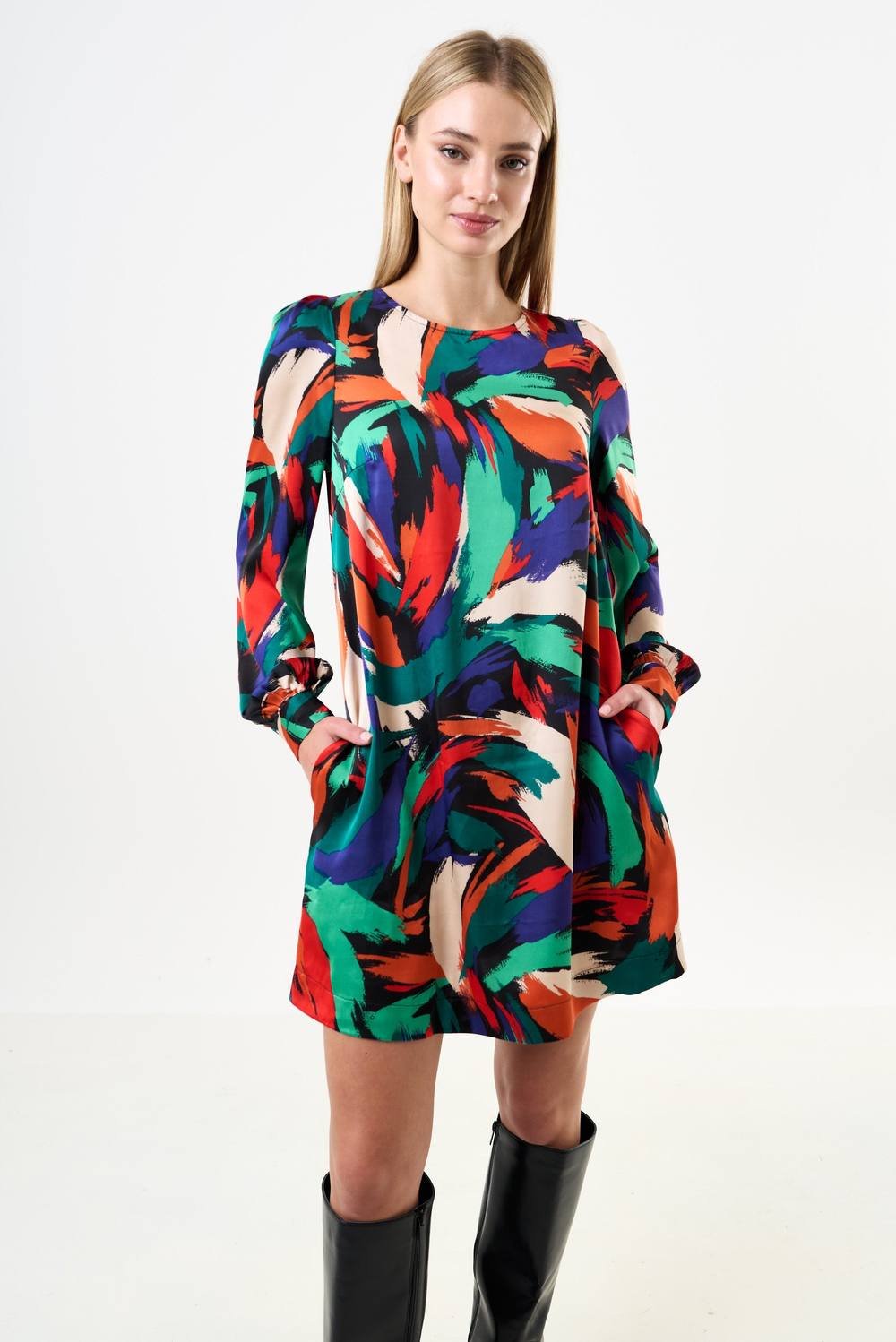 Louche Louche Women's Didee Hofmann Print Long Sleeve Mini Dress - 2