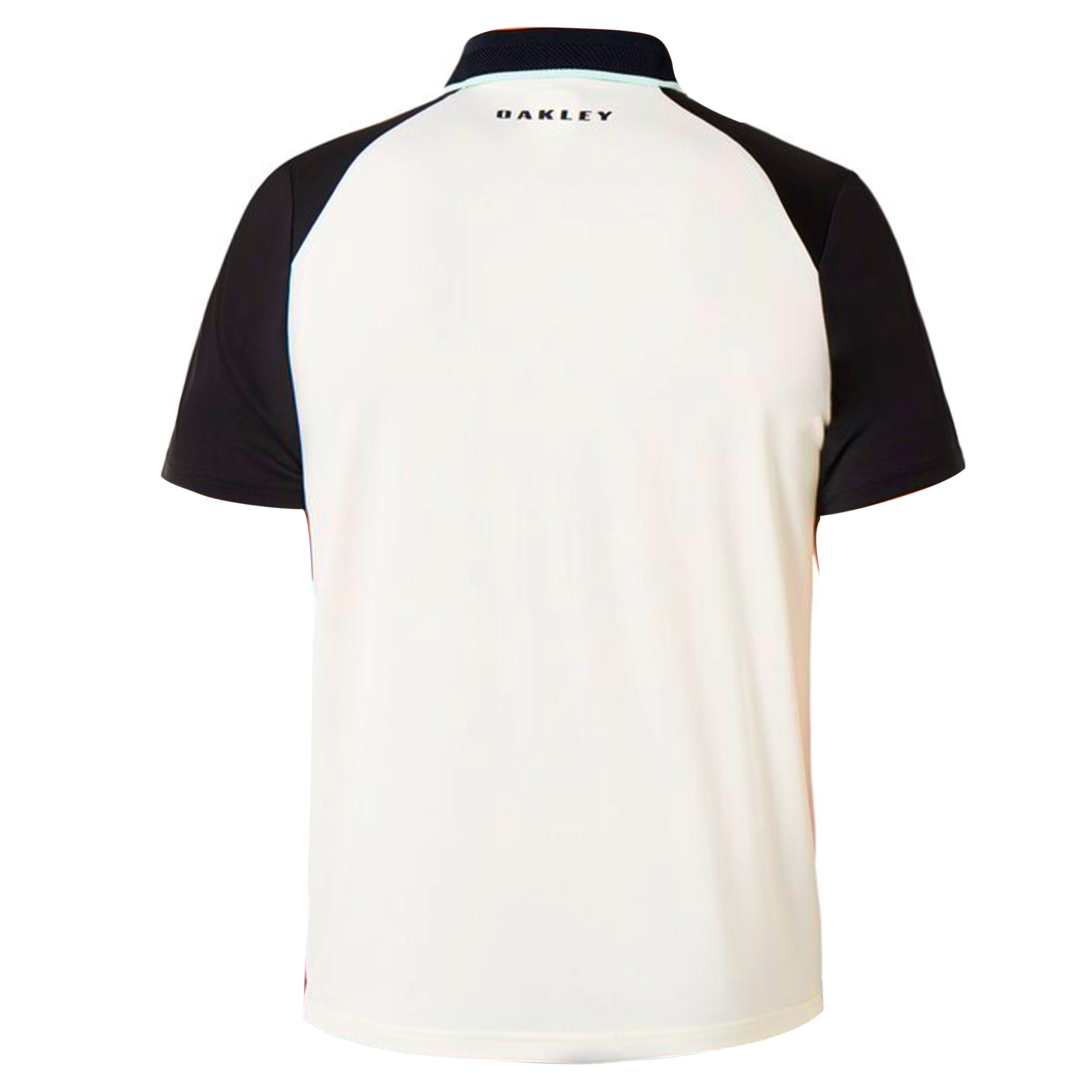 Oakley Oakley Men's Golf Polo Shirt Ellipse Stripe T-Shirt in Black - 2