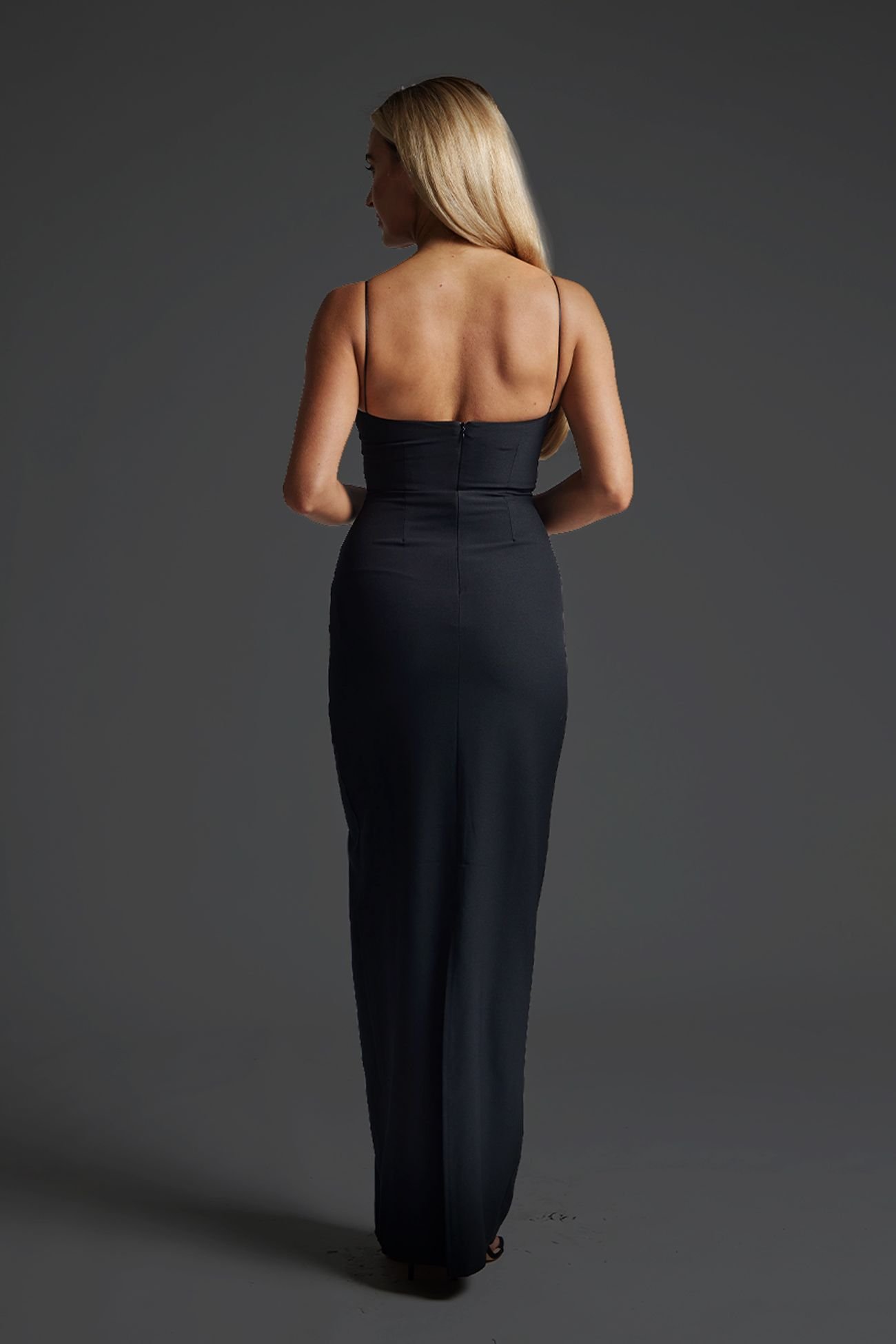 Vesper Vesper Women's Cowl Neck Bodycon Maxi Dress in Black - 4